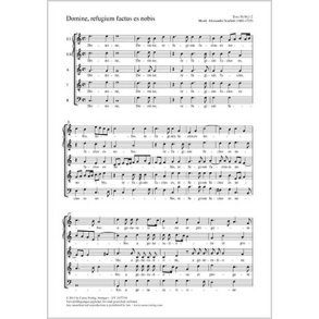 Domine, refugium factus es nobis : C-Dur