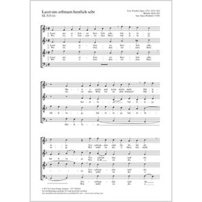 Lasst uns erfreuen herzlich sehr : F-Dur