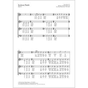 In dieser Nacht : C-Dur