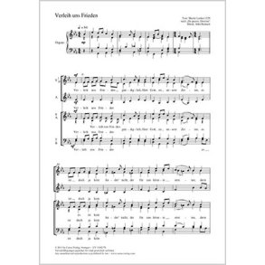 Verleih uns Frieden : Es-Dur