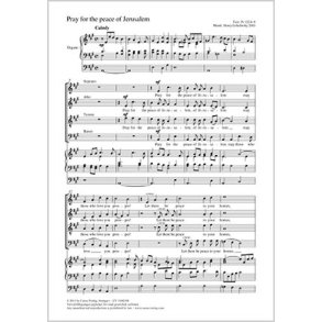 Pray for the peace of Jerusalem