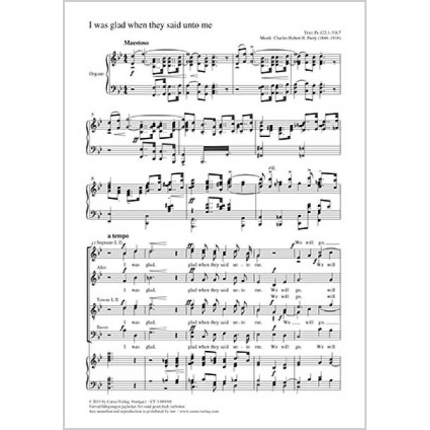 I was glad when they said unto me