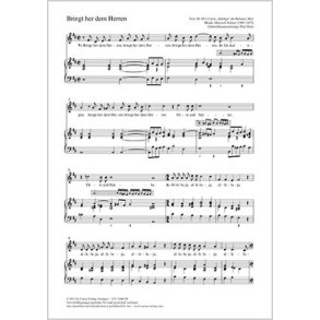 Bringt dem Herren : D-Dur