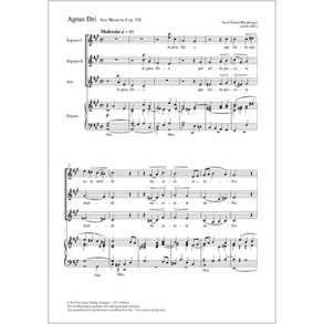 Agnus Dei : aus: Messe in A op. 126