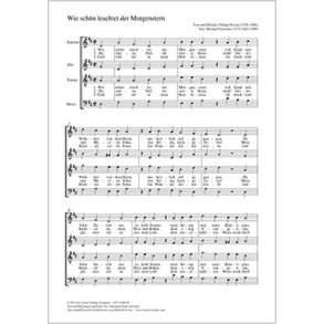 Wie schön leuchtet der Morgenstern : D-Dur