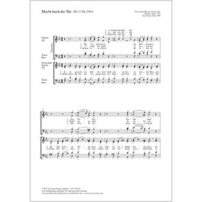 Macht hoch die Tür : Es-Dur