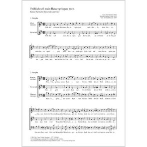 Fröhlich soll mein Herze springen : Kleine Partita für Gemeinde und Chor