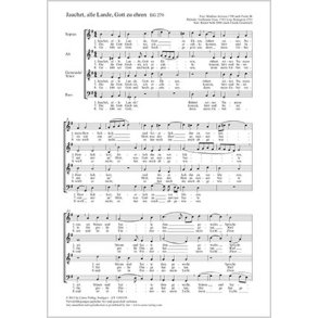 Jauchzt, alle Lande, Gott zu ehren : G-Dur