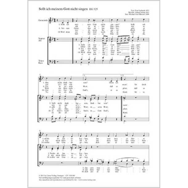 Sollt ich meinem Gott nicht singen