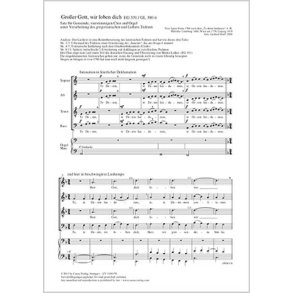 Großer Gott, wir loben dich : F-Dur