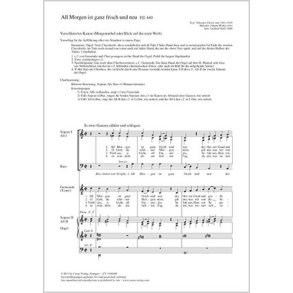 All Morgen ist ganz frisch und neu