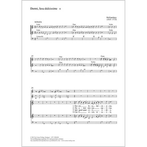 Dormi, Iesu dulcissime