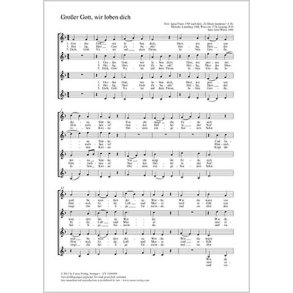 Großer Gott, wir loben dich : F-Dur