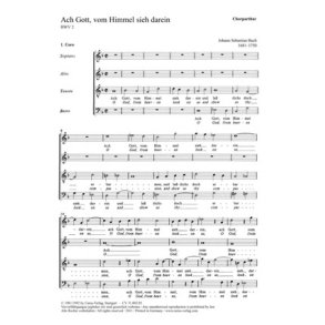 Ach Gott, vom Himmel sieh darein : Kantate zum 2. Sonntag nach Trinitatis