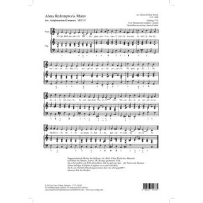 Alma Redemptoris Mater : aus Antiphonarium Romanum