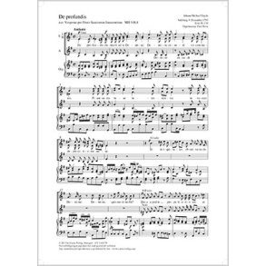 De profundis : aus: Vesperae pro Festo Sanctorum Innocentium