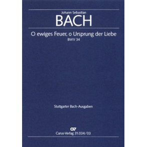 O ewiges Feuer, o Ursprung der Liebe : Kantate zum Pfingstfest (1. Pfingsttag)