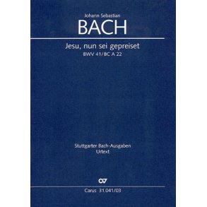 Jesu, nun sei gepreiset : Kantate zu Neujahr