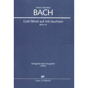 Gott fähret auf mit Jauchzen : Kantate zum Himmelfahrtsfest