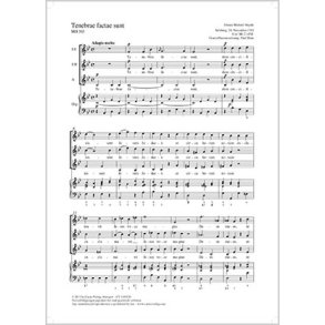 Tenebrae factae sunt : B-Dur