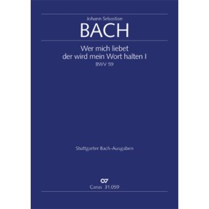 Wer mich liebet, der wird mein Wort halten [I] : Kantate zum 1. Pfingsttag