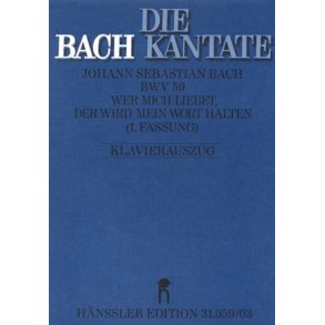 Wer mich liebet, der wird mein Wort halten [I] : Kantate zum 1. Pfingsttag