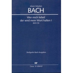 Wer mich liebet, der wird mein Wort halten [I] : Kantate zum 1. Pfingsttag