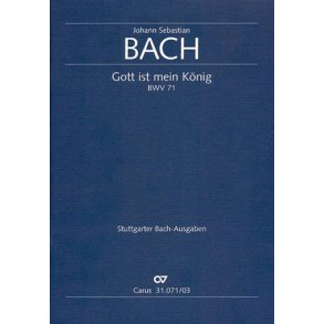 Gott ist mein König : Kantate zum Ratswechsel in Mühlhausen