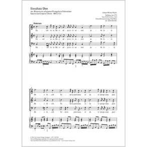 Exsultate Deo : aus: Responsoria ad quatuor Evangelia in Solemnitate Sanctissimi Corporis Christi