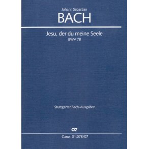 Jesu, der du meine Seele : Kantate zum 14. Sonntag nach Trinitatis
