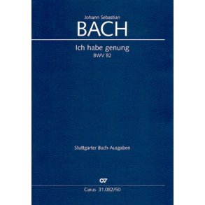 Ich habe genug [II] : Kantate zum Fest Mariae Reinigung