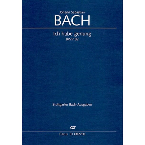 Ich habe genug [II] : Kantate zum Fest Mariae Reinigung