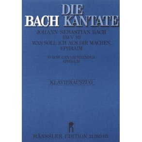 Was soll ich aus dir machen, Ephraim : Kantate zum 22. Sonntag nach Trinitatis