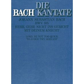 Herr, gehe nicht ins Gericht mit deinem Knecht : Kantate zum 9. Sonntag nach Trinitatis