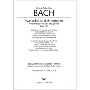 Was willst du dich betrüben : Kantate zum 7. Sonntag nach Trinitatis
