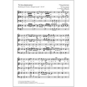Te Jesu deprecamur : Bearbeitung des Nocturno Mi lagnerò tacendo