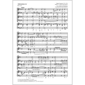 Adoramus te, Christe : c-Moll