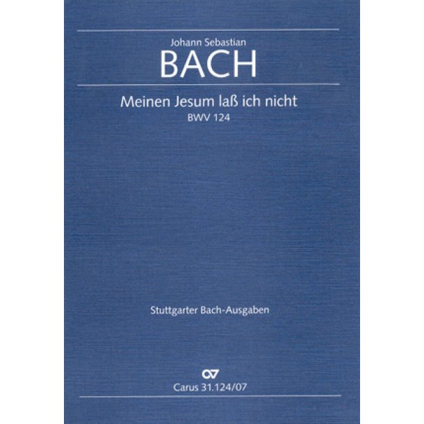 Meinen Jesum la&szlig; ich nicht : Kantate zum 1. Sonntag nach Epiphanias