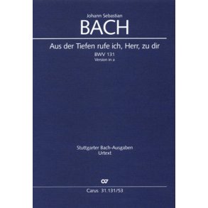 Aus der Tiefen rufe ich, Herr, zu dir : Kantate für einen Bußgottesdienst Fassung in a