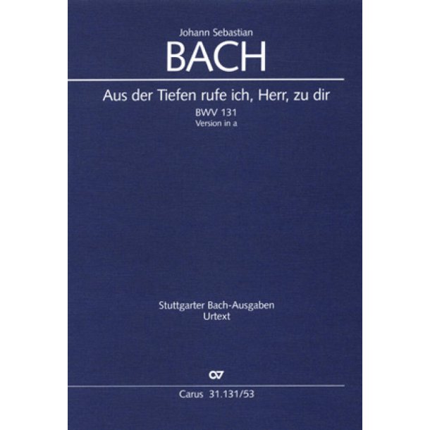 Aus der Tiefen rufe ich, Herr, zu dir : Kantate f&uuml;r einen Bu&szlig;gottesdienst Fassung in a