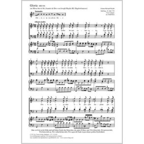 Gloria : zur Missa brevis Sti. Joannis de Deo von Joseph Haydn