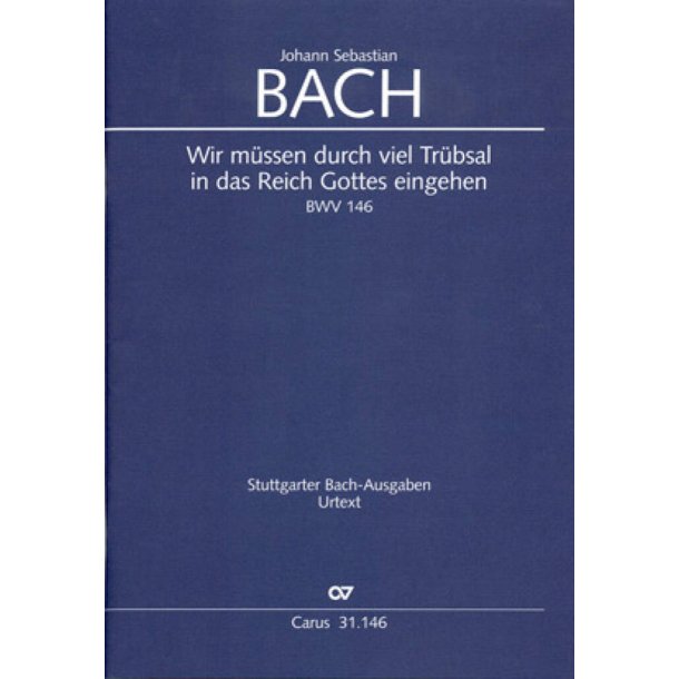 Wir m&uuml;ssen durch viel Tr&uuml;bsal : Kantate zum Sonntag Jubilate