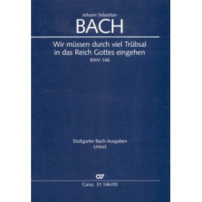 Wir müssen durch viel Trübsal : Kantate zum Sonntag Jubilate