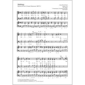 Halleluja : Hymnus pro Festo S. Joannis Nepomuceni