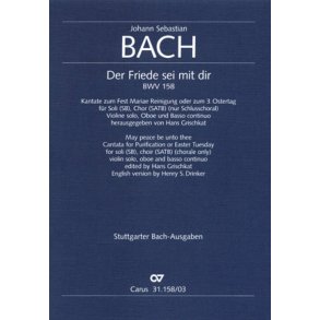 Der Friede sei mit dir : Kantate am Fest Mariae Reinigung, oder am dritten Osterfesttag