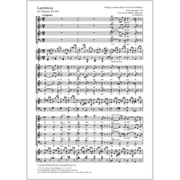 Lacrimosa : aus: Requiem