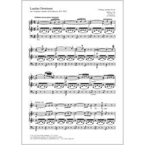 Laudate Dominum : aus: Vesperae solennes de Confessore