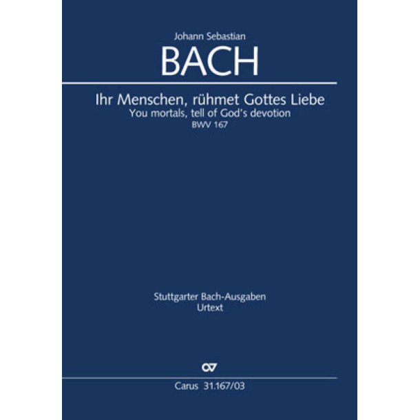 You Mortals, Tell Of God's Devotion : Cantate For The Feast Of John The Baptist