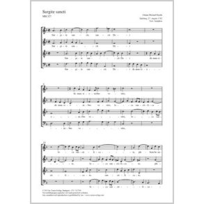 Surgite sancti : F-Dur