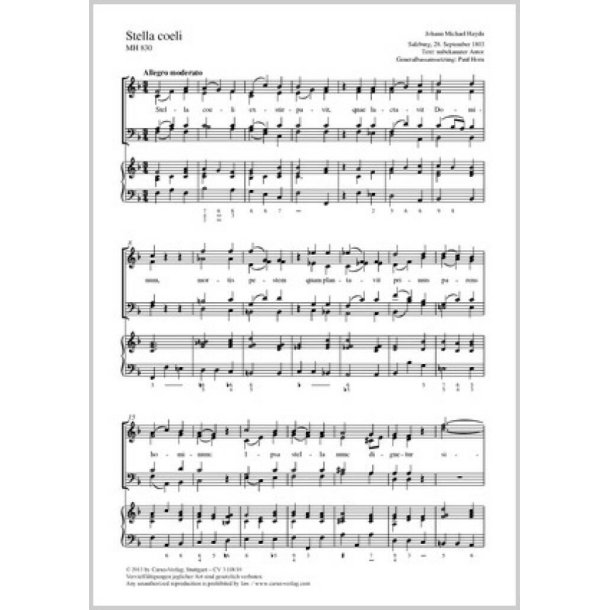 Stella coeli : F-Dur